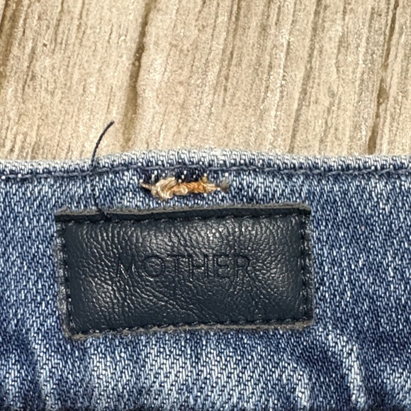 Mother Hiker Hover wash, Penny for Your Thoughts Classic Straight-Leg Blue Jeans - Picture 4 of 6